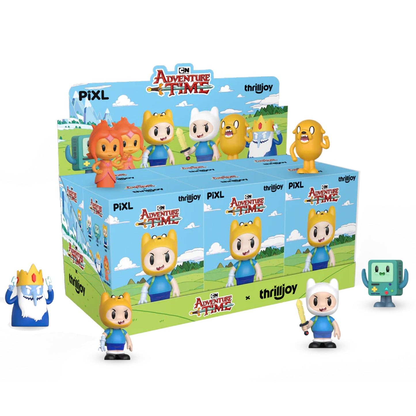 Thrilljoy PIXL Adventure Time Whole Set (Sealed Display of 6)