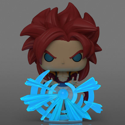 Funko POP! Super Saiyan 4 Gogeta Dragon Ball GT #2074 [GITD] [Common and Chase Bundle]