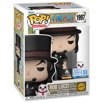 Funko POP! Rob Lucci with Hattori One Piece #1997 [Chase] [Special Edition] [Toy Temple Exclusive]