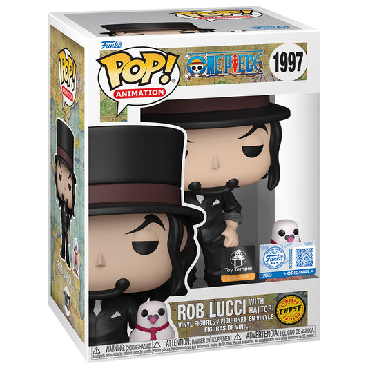 Funko POP! Rob Lucci with Hattori One Piece #1997 [Chase] [Special Edition] [Toy Temple Exclusive]