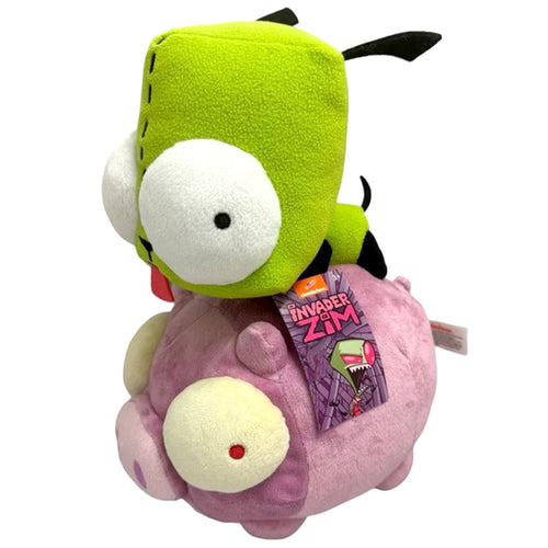 14" Invader Zim Gir on Pink Piggy Exclusive Plush