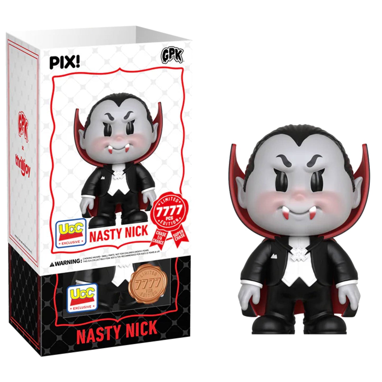 Thrilljoy PIX! Nasty Nick Garbage Pail Kids LE7777 [UCC Exclusive] (Chance at Chase)