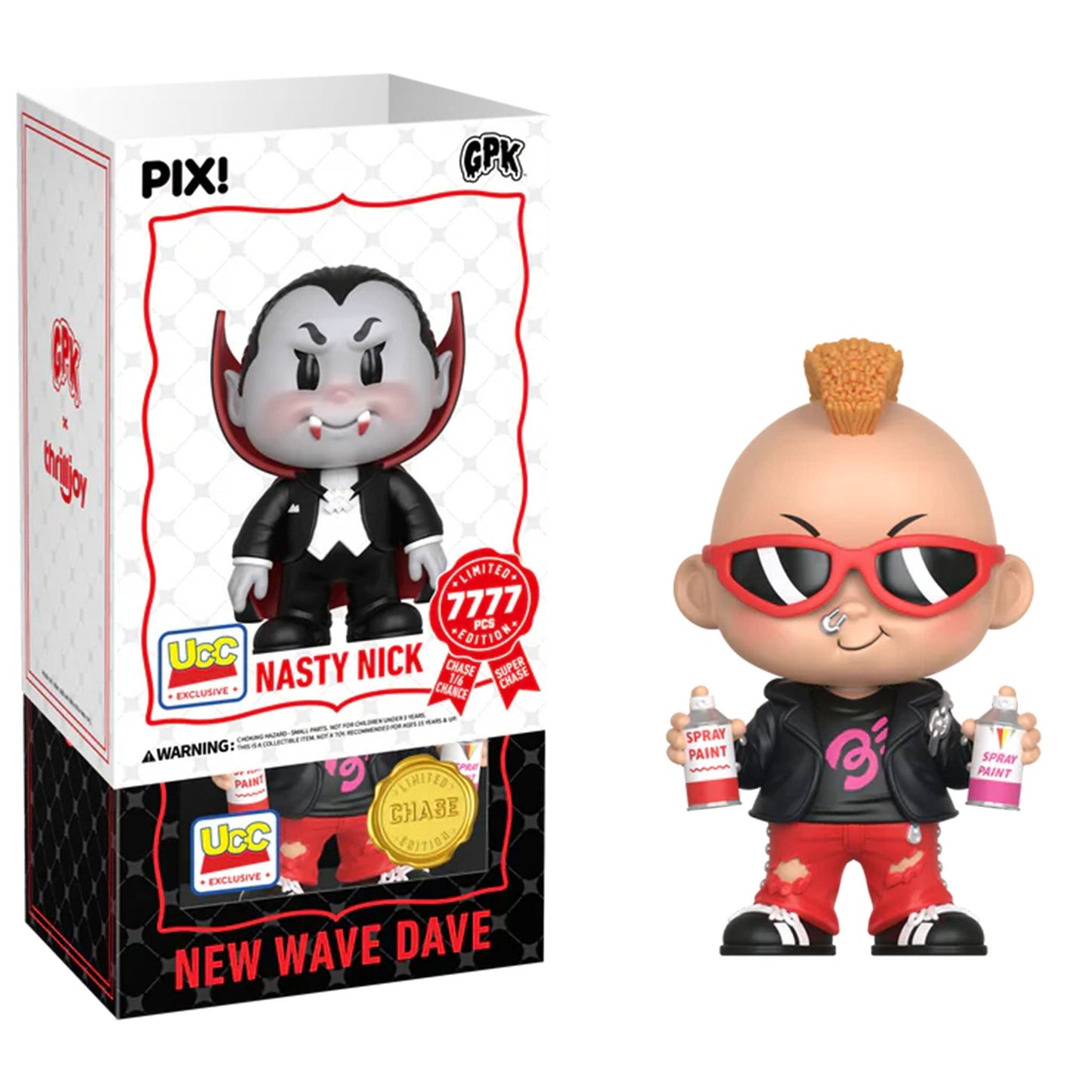 Thrilljoy PIX! Nasty Nick Garbage Pail Kids LE7777 [UCC Exclusive] (Chance at Chase)
