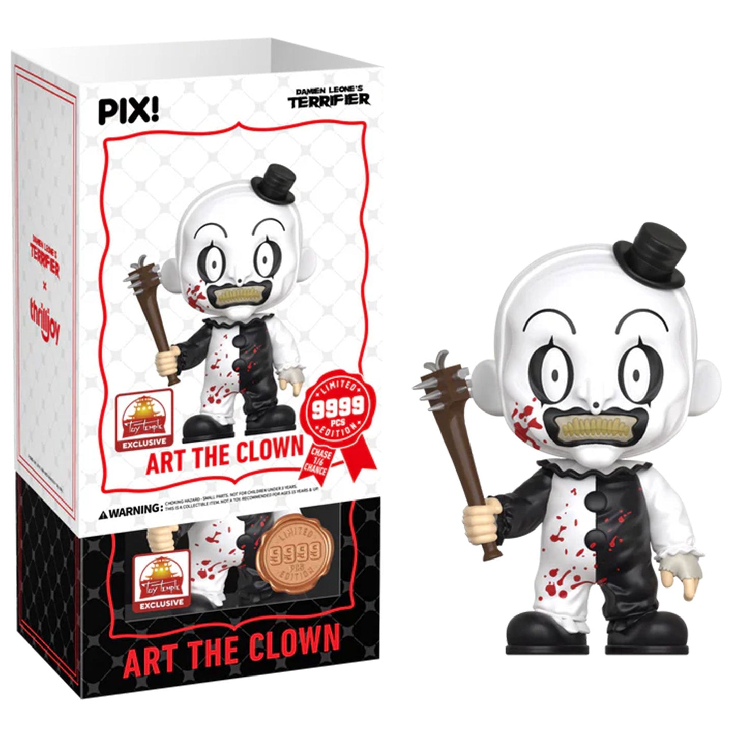 Thrilljoy PIX! Terrifier Art (Spiked Bat) LE 9999 [Toy Temple Exclusive] (Chance at Chase)
