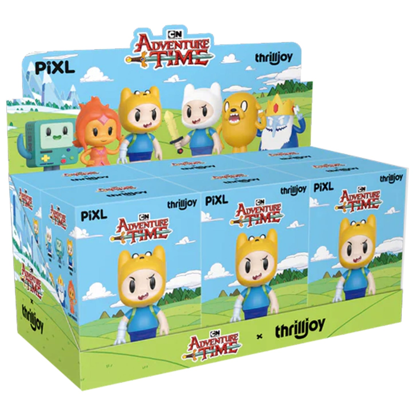 Thrilljoy PIXL Adventure Time Whole Set (Sealed Display of 6)