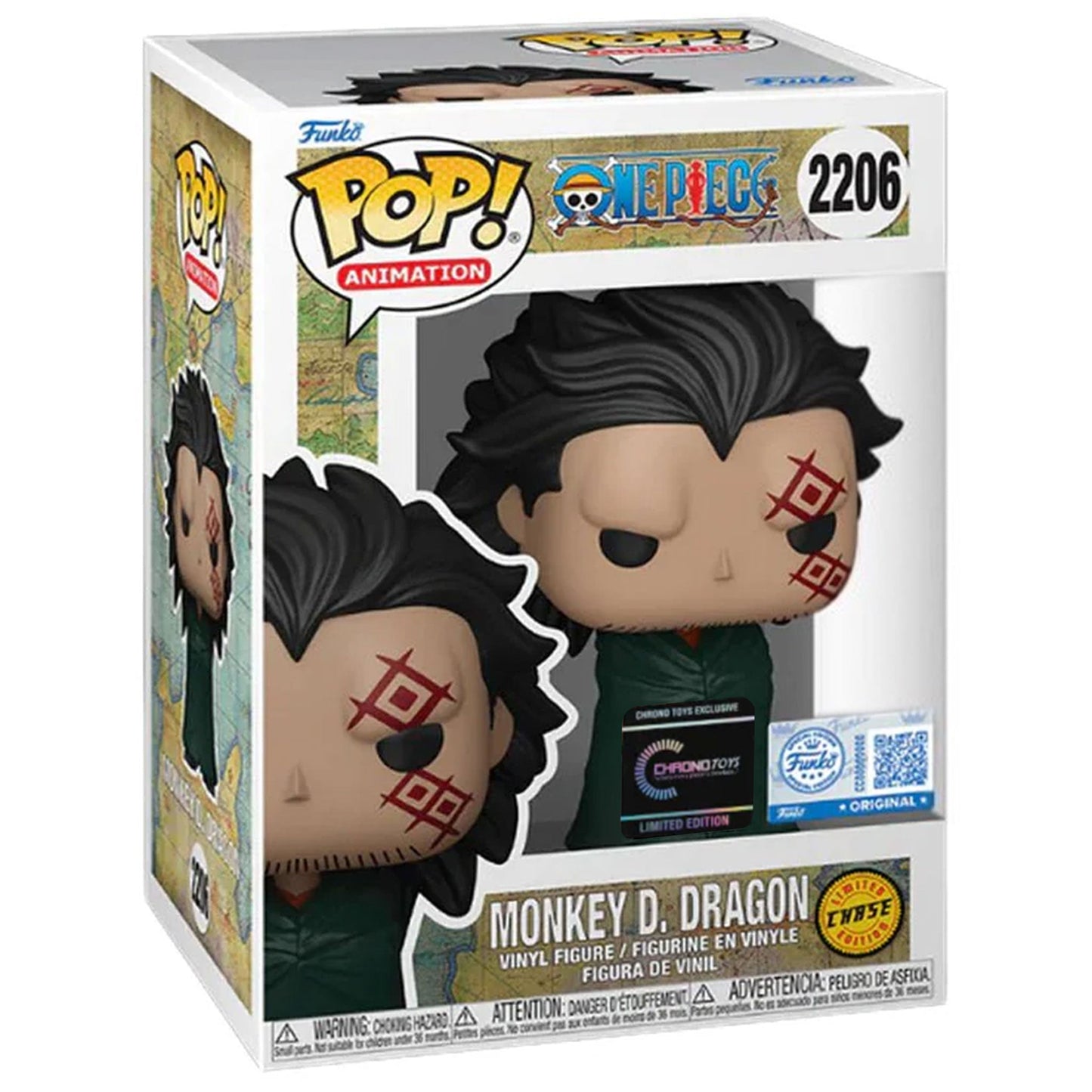 Funko POP! Monkey D. Dragon One Piece #2206 (Chase) [Chrono Toys] [Special Edition]