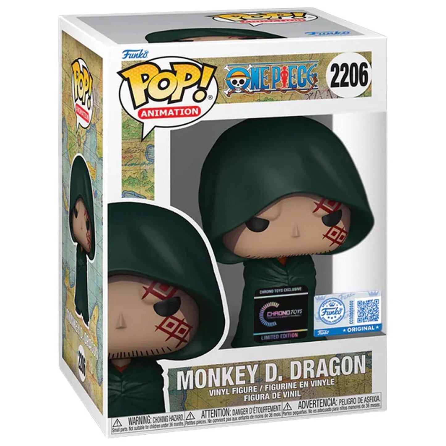 Funko POP! Monkey D. Dragon One Piece #2206 (Common) [Chrono Toys] [Special Edition]
