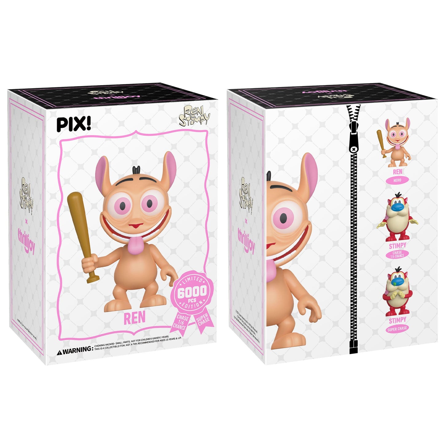 Thrilljoy PIX! Ren and Stimpy LE 6000 (Chance at Chase)