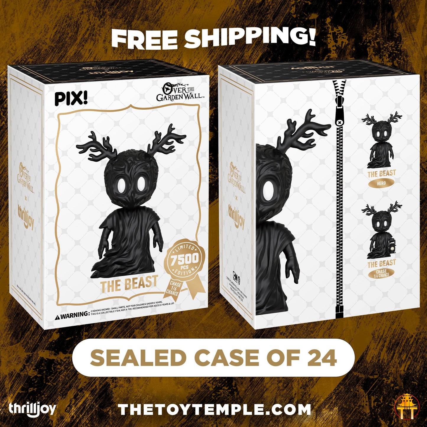 Thrilljoy PIX! The Beast Over The Garden Wall LE 7500 (Sealed Case of 24)