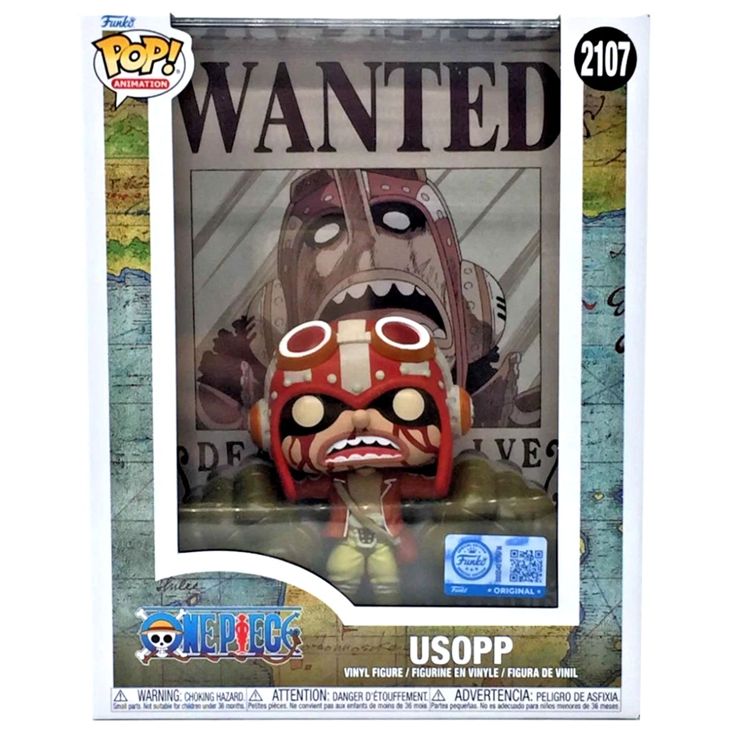 Funko POP! Usopp Wanted Poster One Piece #2107 [Special Edition]
