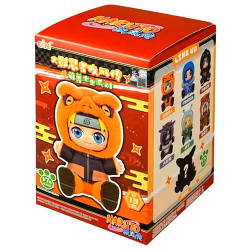 TOP TOY: Naruto Cute Beast Sitting Party Series Blind Box Plush Hangers