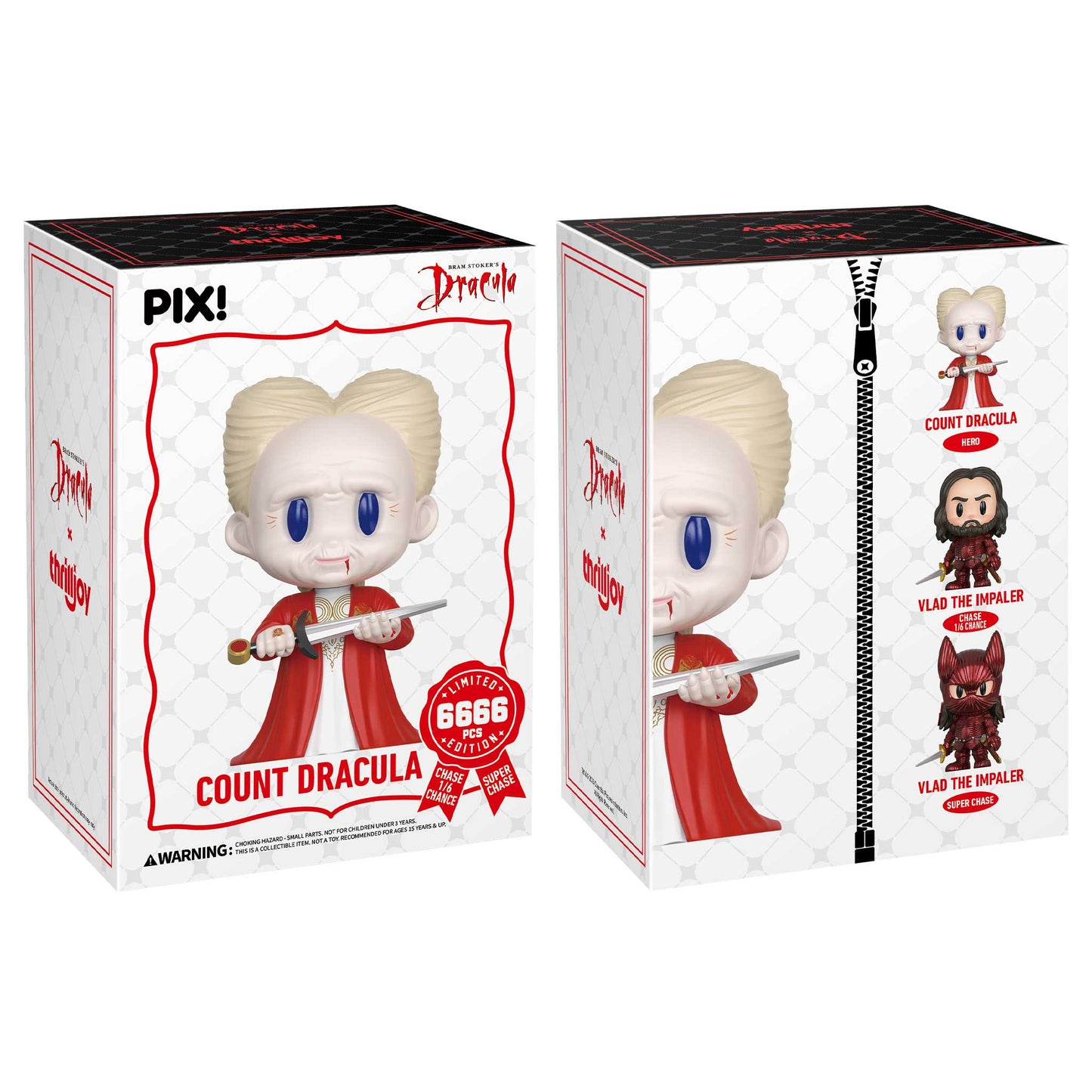 Thrilljoy PIX! Count Dracula Bram Stoker's Dracula LE 6666 (Chance at Chase)