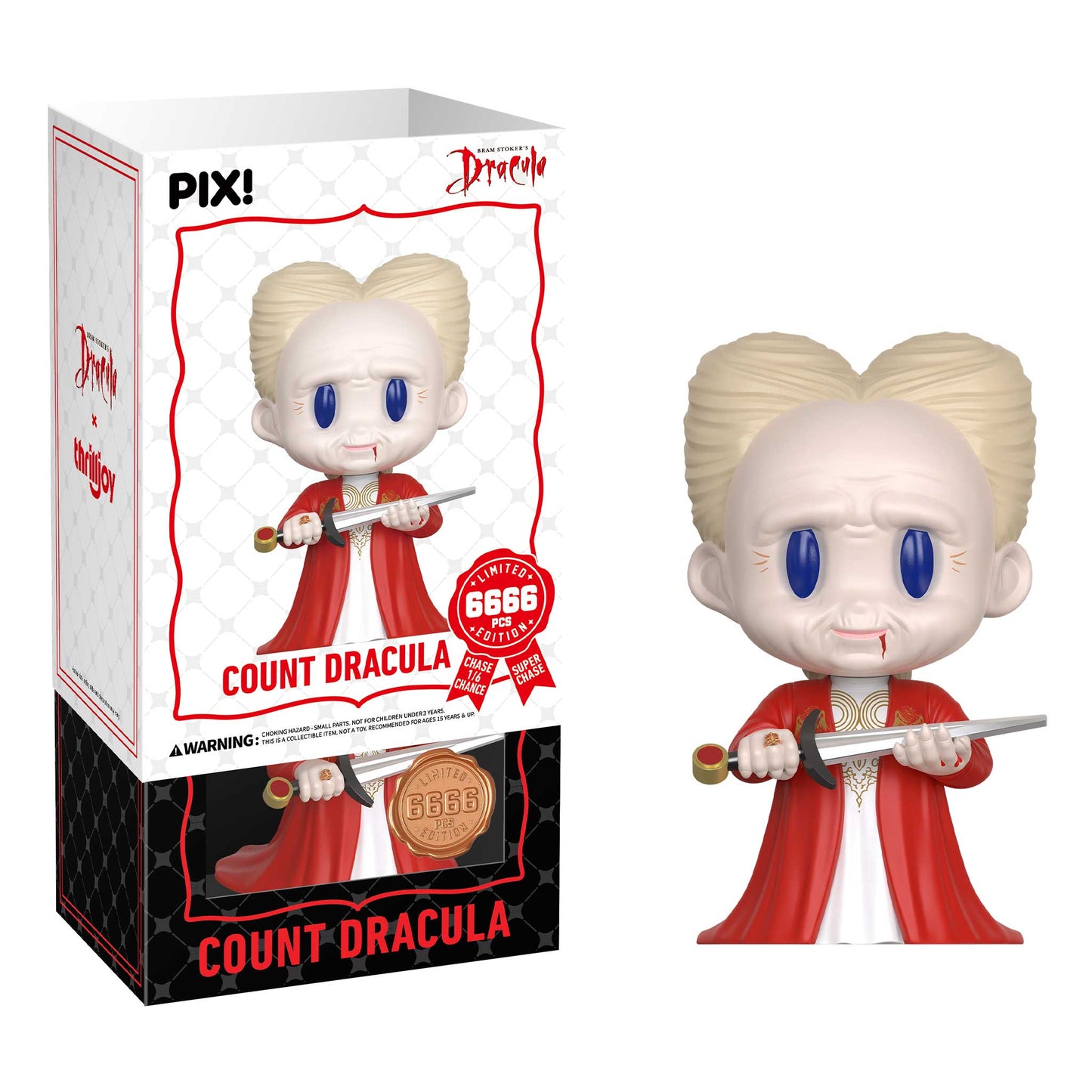 Thrilljoy PIX! Count Dracula Bram Stoker's Dracula LE 6666 (Chance at Chase)