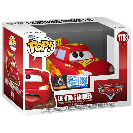 Funko POP! Lightning McQueen Cars #1708 [Toy Temple Exclusive]