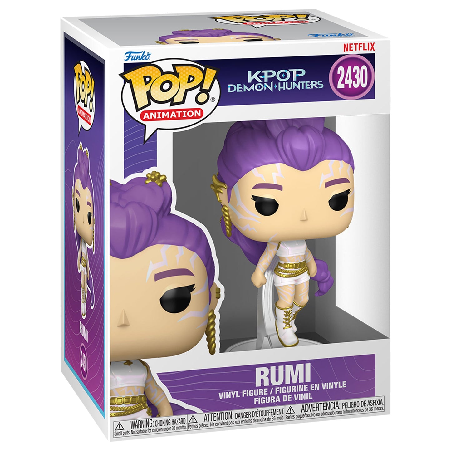 Funko POP! Rumi KPOP Demon Hunters #2430 [GITD] [Common and Chase Bundle]