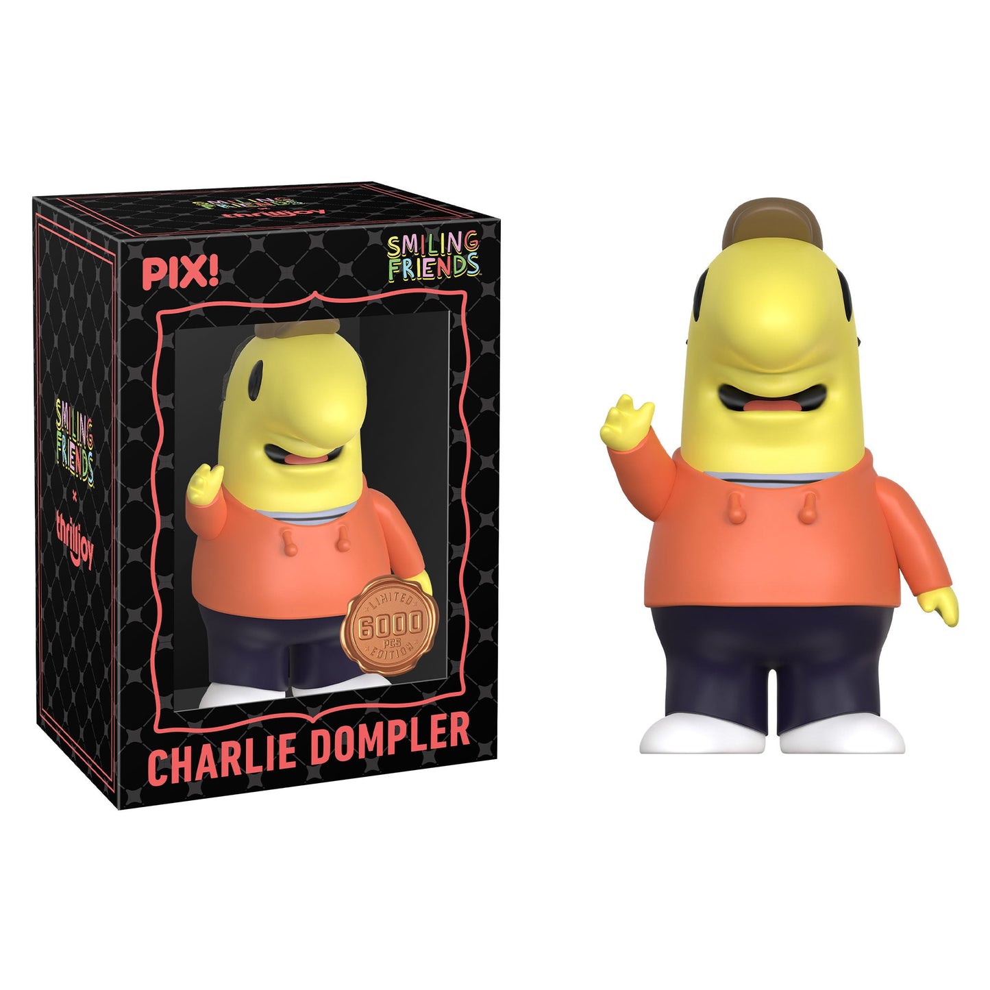 Thrilljoy PIX! Charlie Dompler Smiling Friends LE 6000 (Chance at Chase)