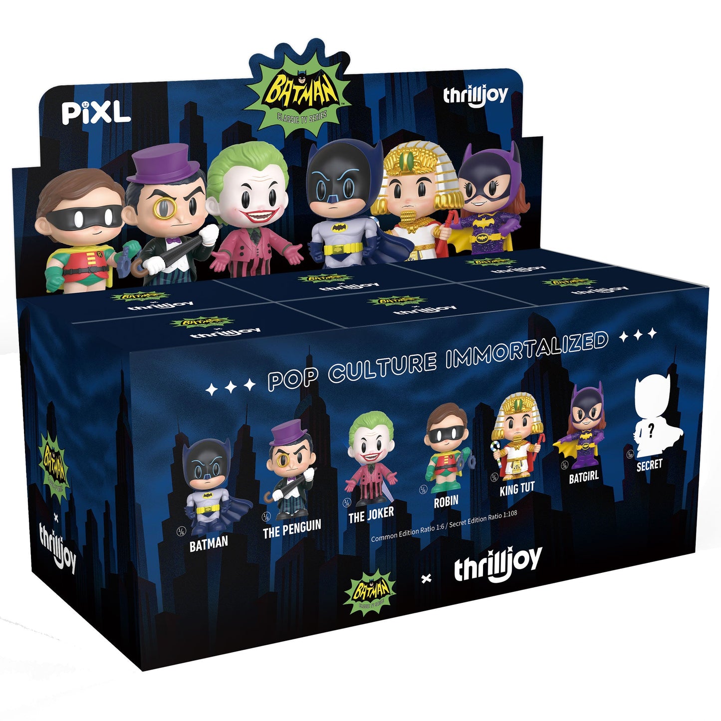 Thrilljoy PIXL Batman Whole Set (Sealed Display of 6)