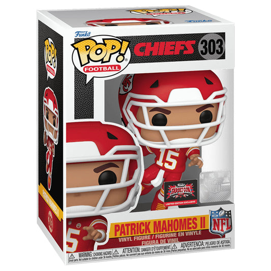 Funko POP! Patrick Mahomes II (Red and Gold Uniform) NFL Chiefs [Target Con 2025]