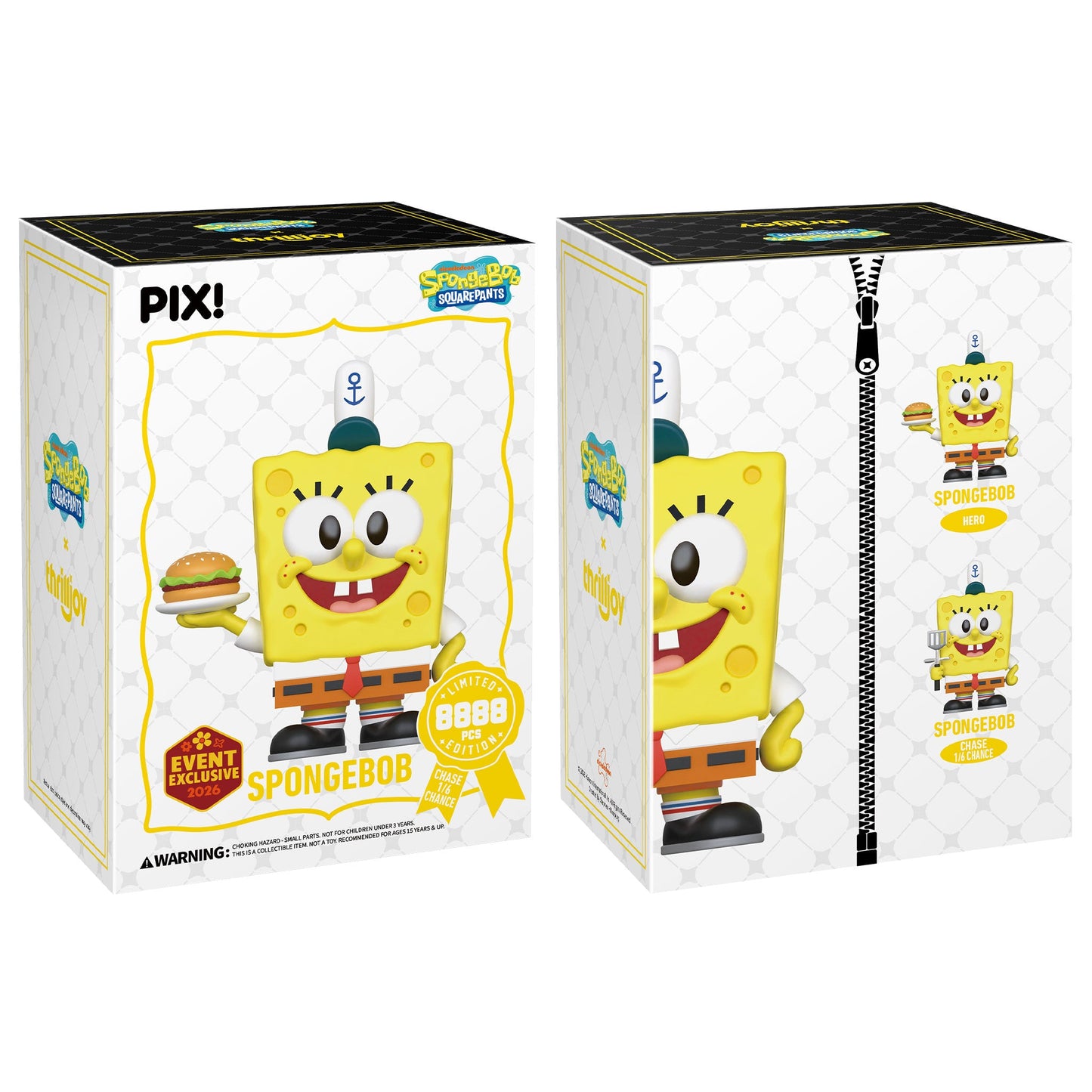 Thrilljoy PIX! SpongeBob Squarepants LE 8888 (Chance at Chase) [2026 Spring Event Exclusive]