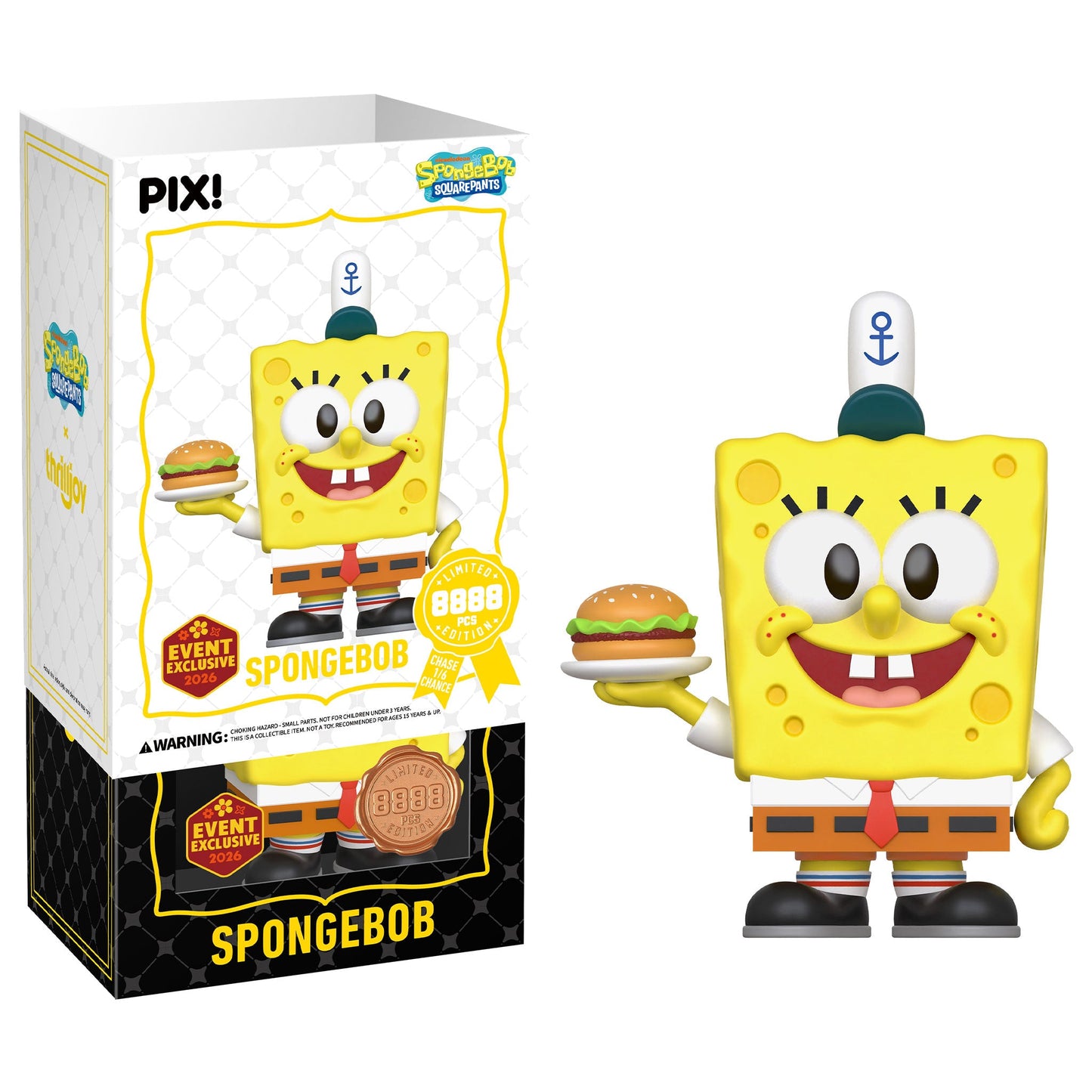Thrilljoy PIX! SpongeBob Squarepants LE 8888 (Chance at Chase) [2026 Spring Event Exclusive]