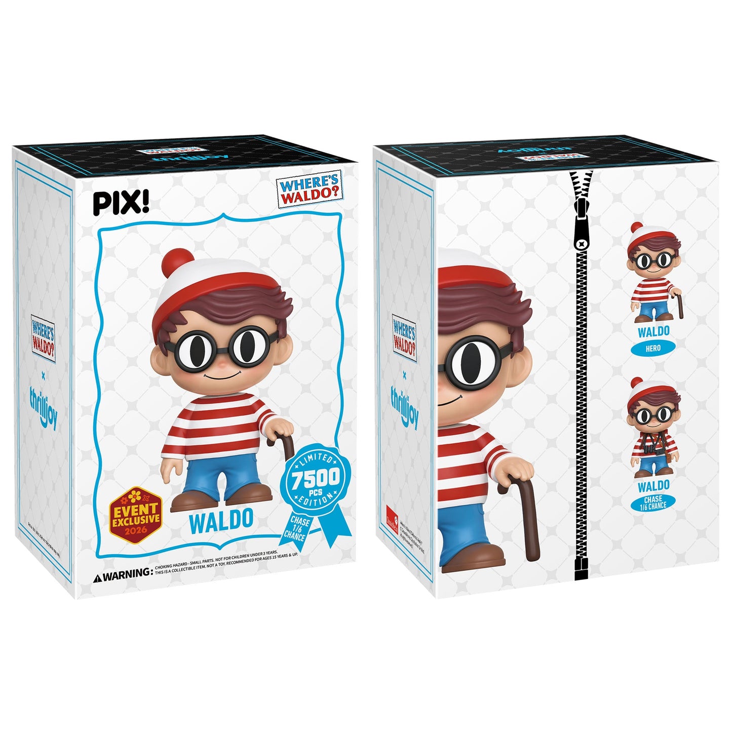 Thrilljoy PIX! Waldo Where's Waldo? LE 7500 (Chance at Chase) [2026 Spring Event Exclusive]