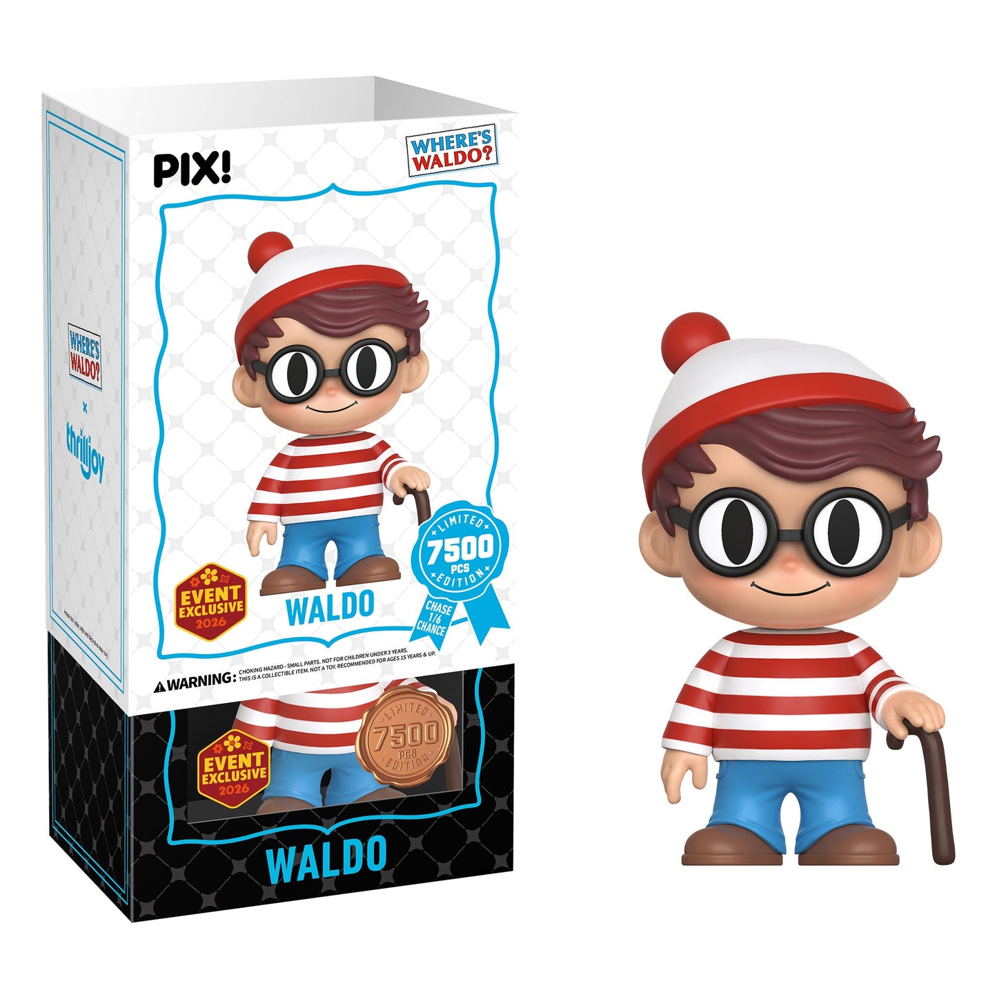 Thrilljoy PIX! Waldo Where's Waldo? LE 7500 (Chance at Chase) [2026 Spring Event Exclusive]