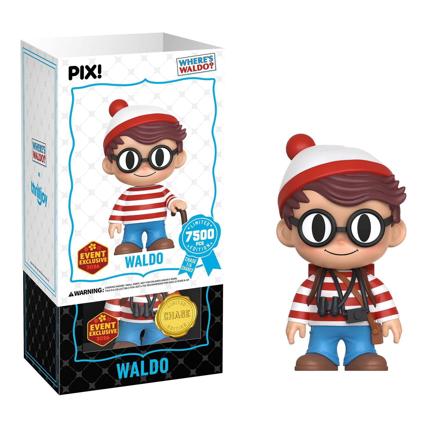 Thrilljoy PIX! Waldo Where's Waldo? LE 7500 (Chance at Chase) [2026 Spring Event Exclusive]