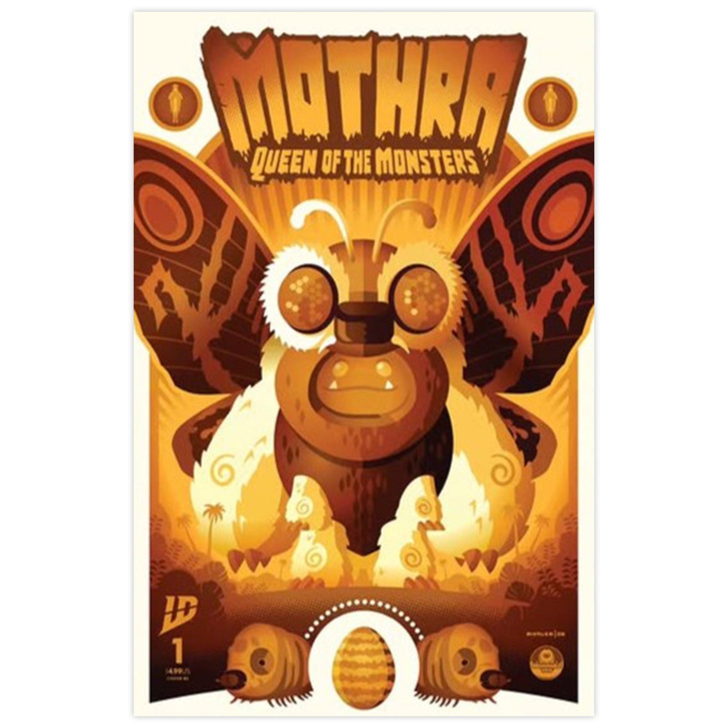 Abominable Toys - Mothra Comic Book Cover [WonderCon 2026] [Toy Temple Exclusive]