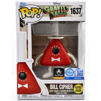 Funko POP! Bill Cipher Disney Gravity Falls #1637 [GITD] [Special Edition] [Toy Temple Exclusive]