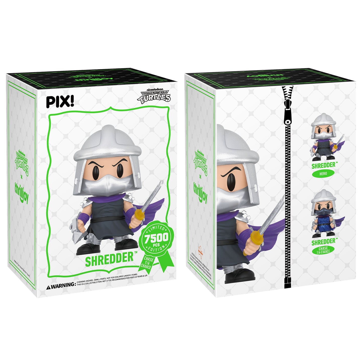 Thrilljoy PIX! Shredder Teenage Mutant Ninja Turtles LE 7500 (Chance at Chase)