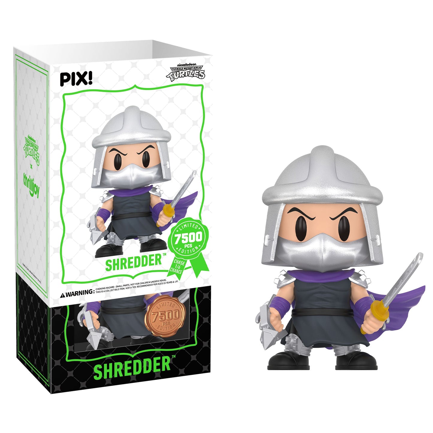 Thrilljoy PIX! Shredder Teenage Mutant Ninja Turtles LE 7500 (Chance at Chase)