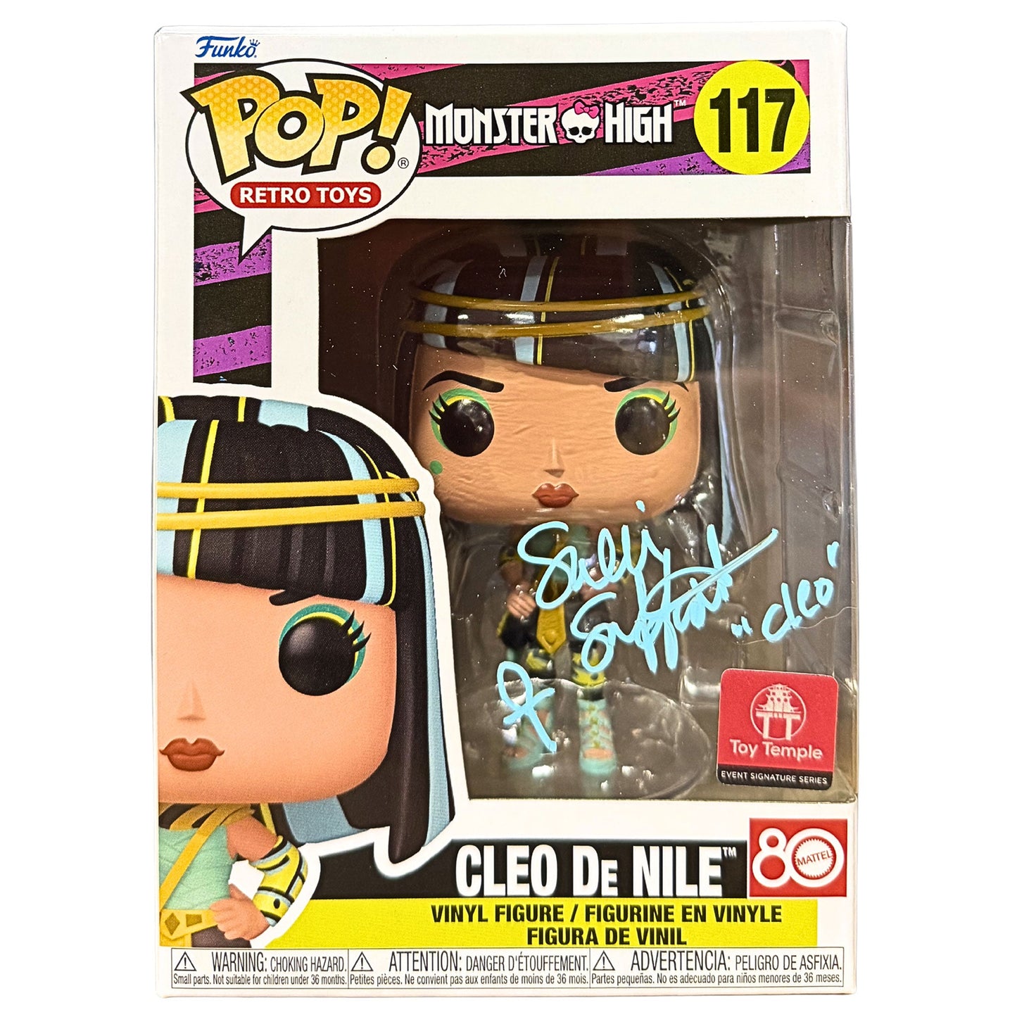 Funko POP! Cleo De Nile Monster High #117 [Toy Temple Event Exclusive] [Autographed]