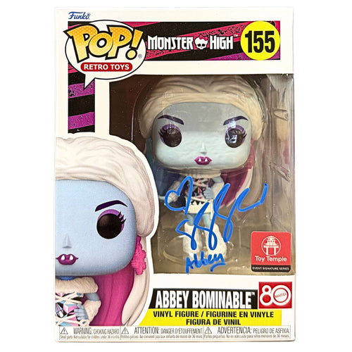 Funko POP! Abbey Bominable Monster High #155 [Toy Temple Event Exclusive] [Autographed]