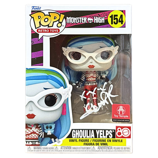 Funko POP! Ghoulia Yelps Monster High #154 [Toy Temple Event Exclusive] [Autographed]