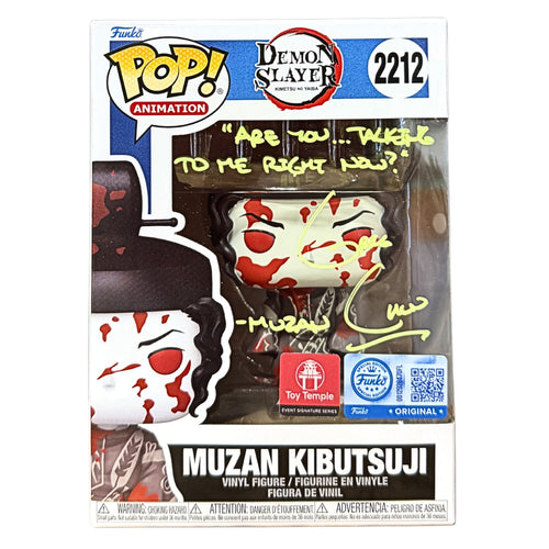 Funko POP! Muzan Kibutsuji Demon Slayer #2212 [Toy Temple Event Exclusive] [Funko Exclusive] [Autographed]
