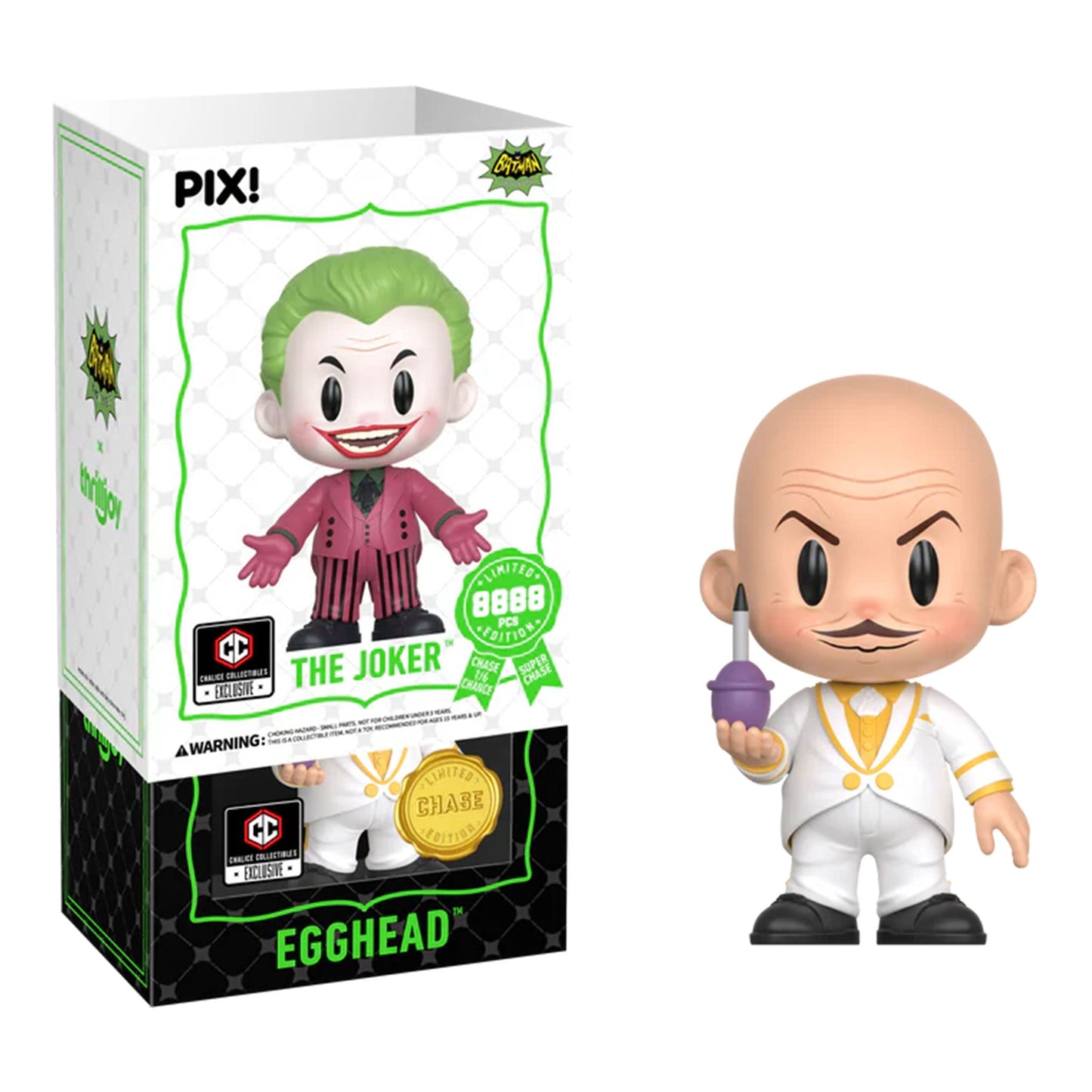 Thrilljoy PIX! The Joker Batman 1966 LE 8888 (Chance at Chase) [Chalice Exclusive]
