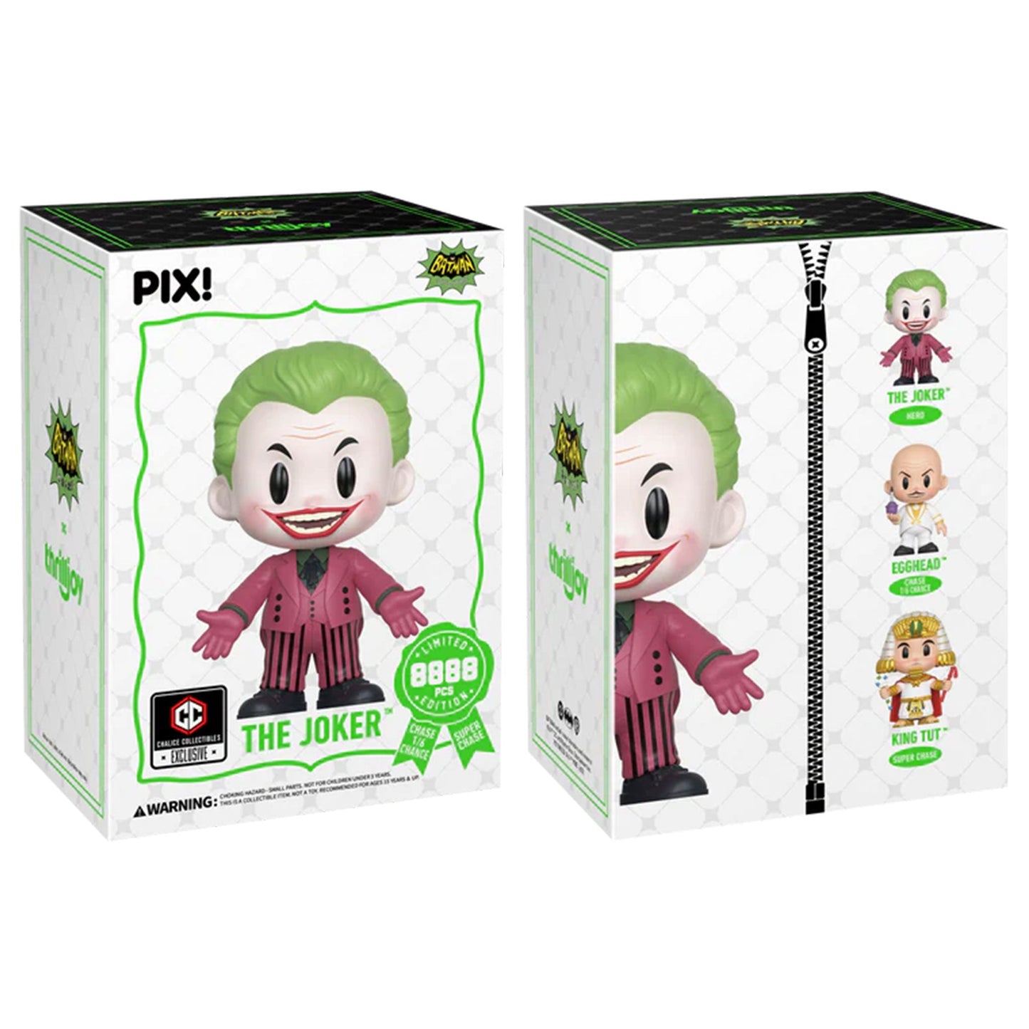 Thrilljoy PIX! The Joker Batman 1966 LE 8888 (Chance at Chase) [Chalice Exclusive]
