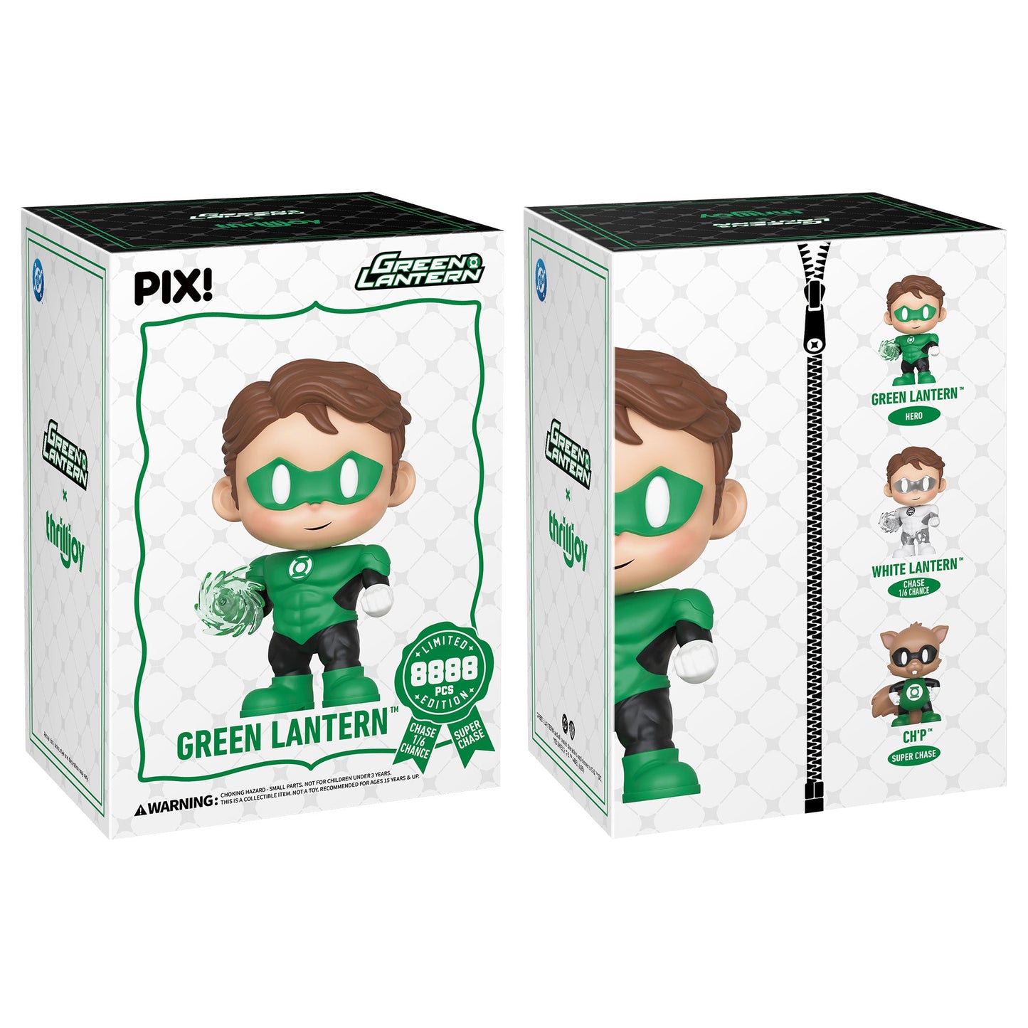 Thrilljoy PIX! Green Lantern LE 8888 (Chance at Chase)