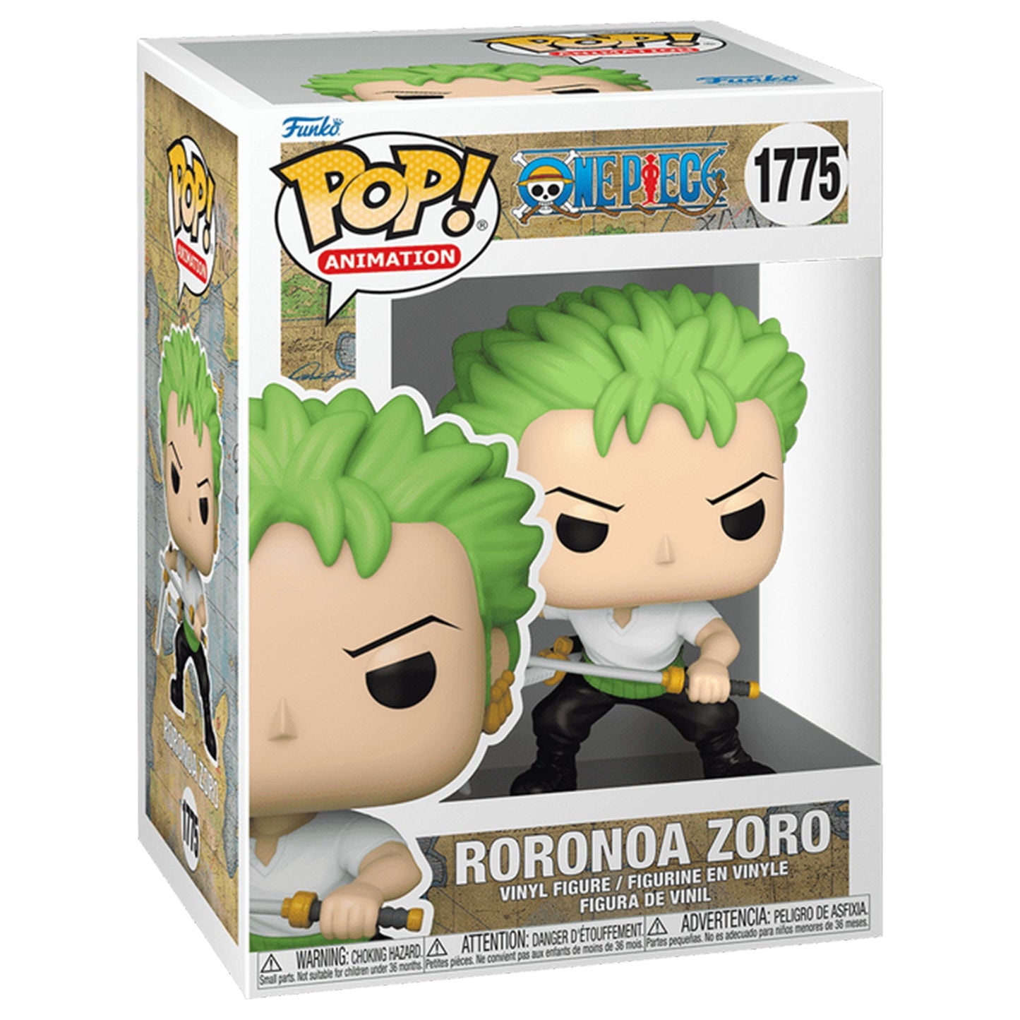 Funko POP! Roronoa Zoro One Piece #1775 [Common and Chase Bundle]