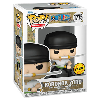 Funko POP! Roronoa Zoro One Piece #1775 [Common and Chase Bundle]