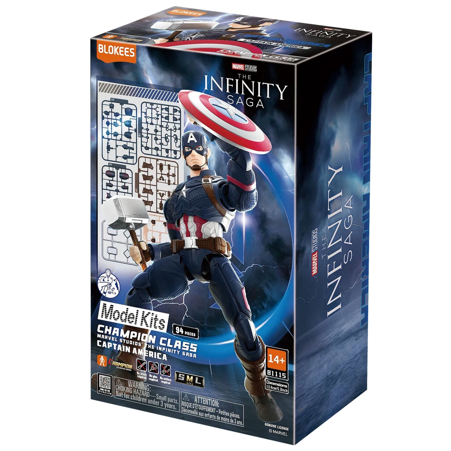 Blokees - Marvel: Infinity Saga Champion Class 03 Captain America - Model Kit