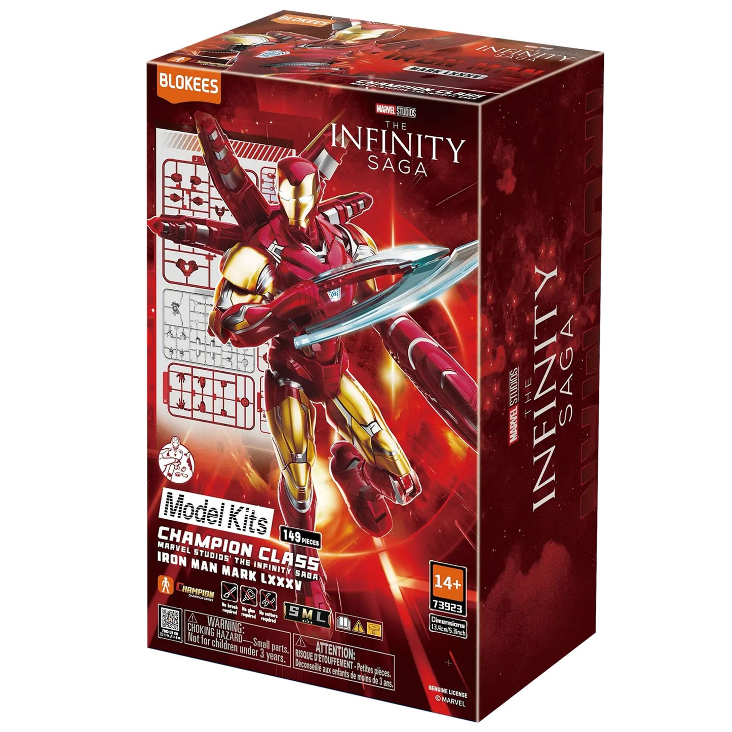 Blokees - Marvel: Infinity Saga Champion Class 01 Iron Man MK85 - Model Kit