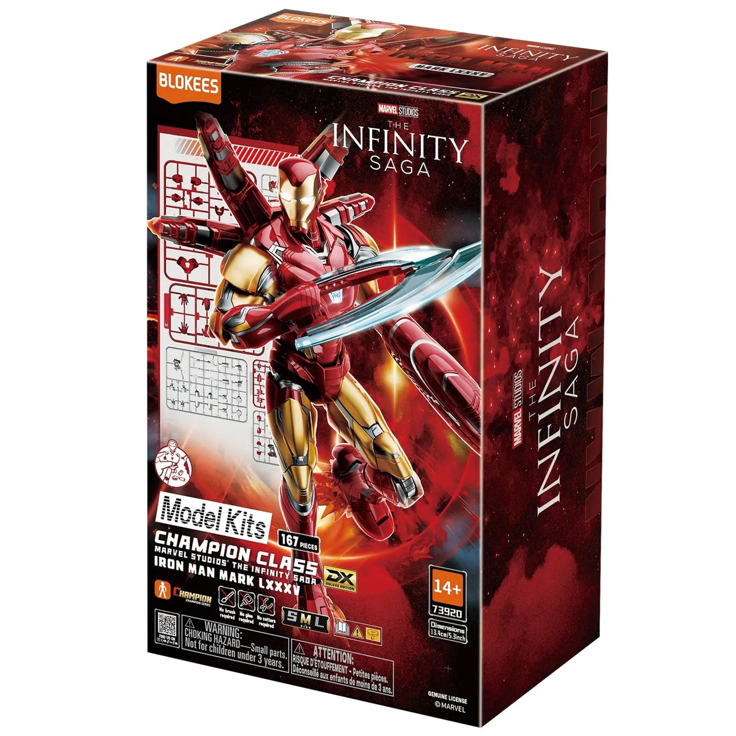 Blokees - Marvel: Infinity Saga Champion Class 01 Iron Man MK85 - Model Kit [Deluxe Edition]
