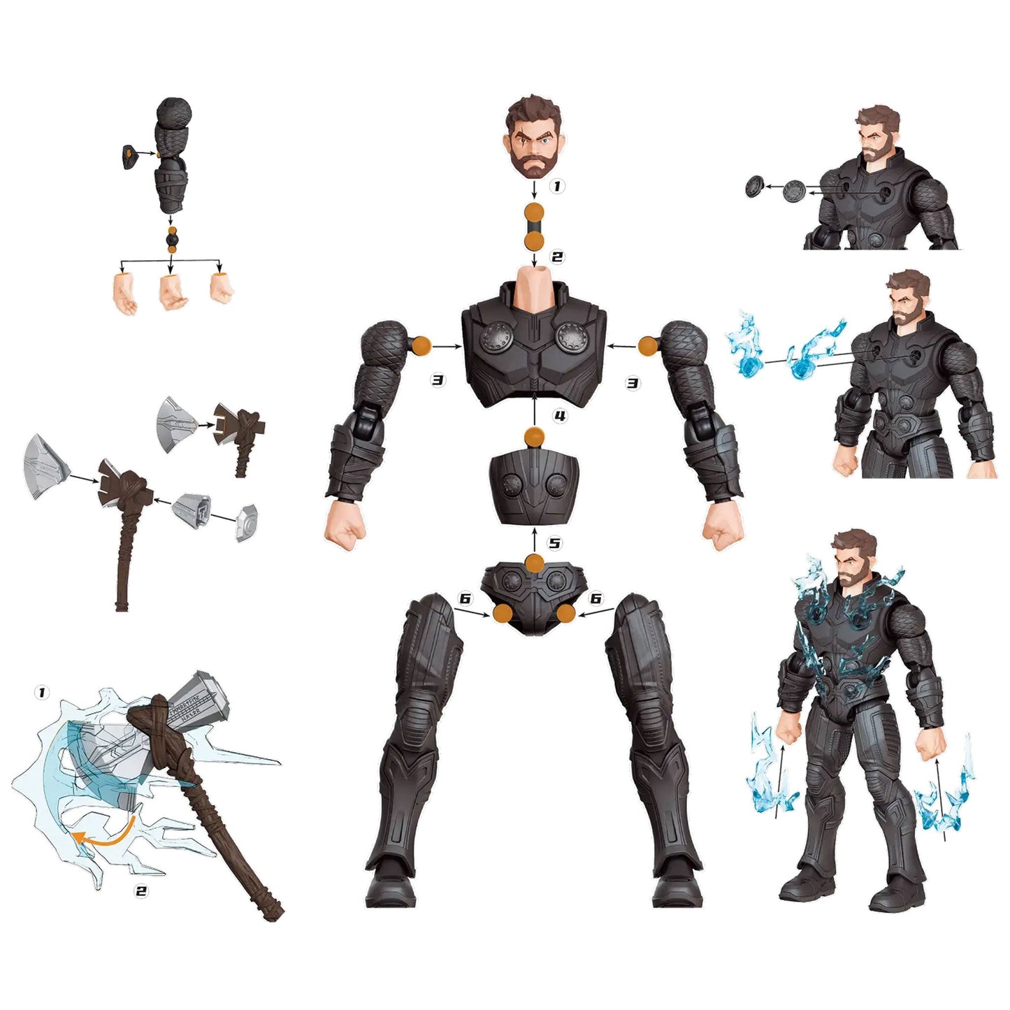 Blokees - Marvel: Infinity Saga Champion Class 02 Thor - Model Kit