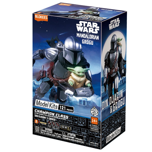 Blokees - Star Wars: The Mandalorian & Grogu (Champion Class) Din Djarin & Grogu - Model Kit