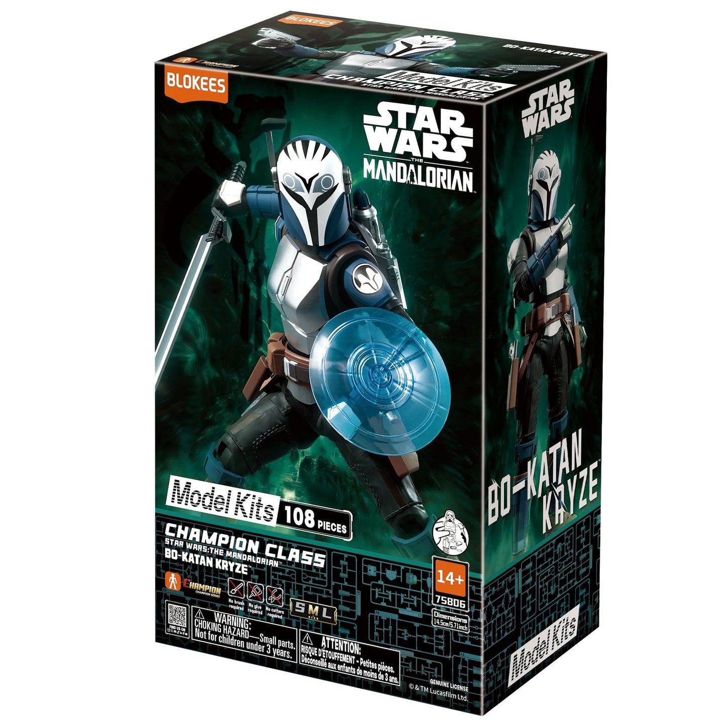 Blokees - Star Wars: The Mandalorian (Champion Class) Bo-Katan Kryze - Model Kit