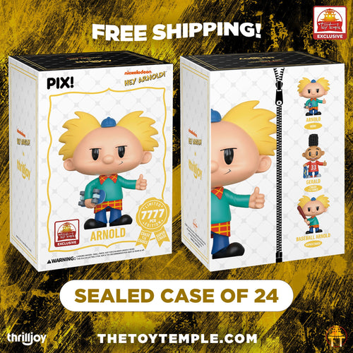 Thrilljoy PIX! Hey Arnold Nickelodeon LE 7777 [Toy Temple Exclusive] (Sealed Case of 24)