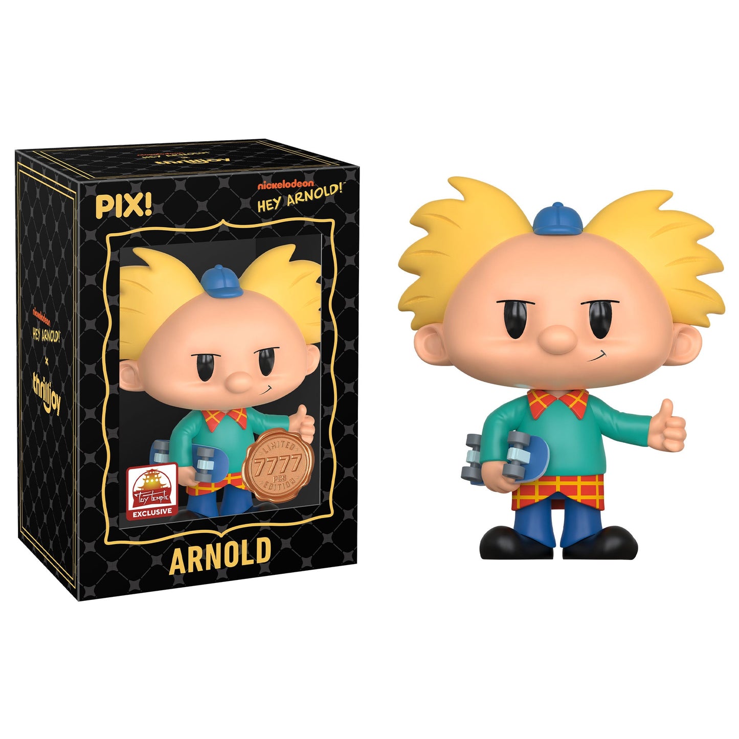 Thrilljoy PIX! Hey Arnold Nickelodeon LE 7777 [Toy Temple Exclusive] (Sealed Case of 24)