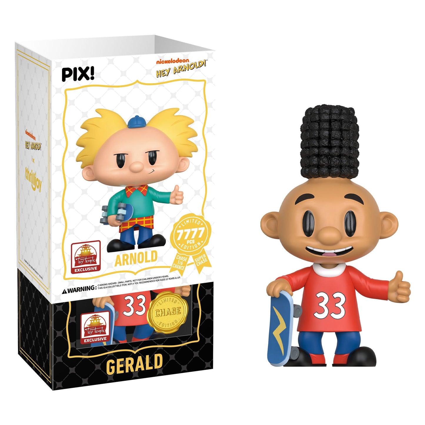 Thrilljoy PIX! Hey Arnold Nickelodeon LE 7777 [Toy Temple Exclusive] (Chance at Chase)