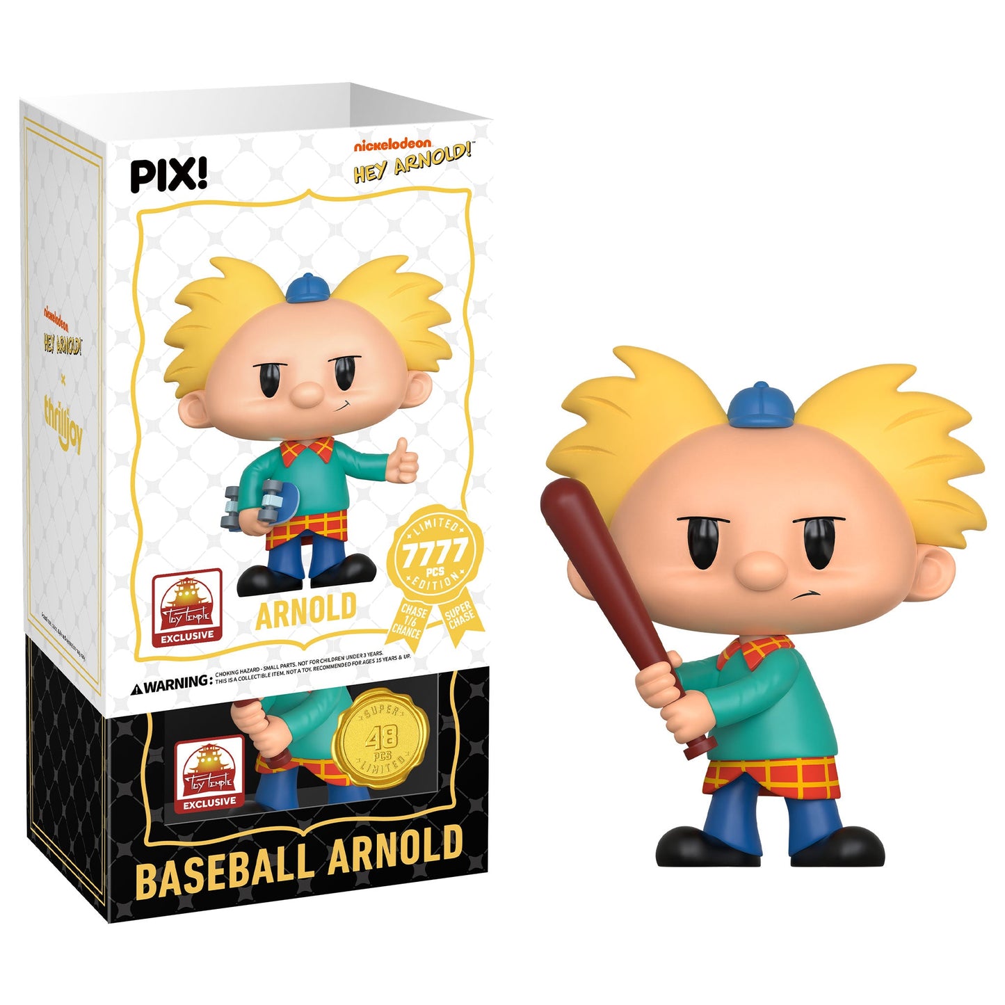 Thrilljoy PIX! Hey Arnold Nickelodeon LE 7777 [Toy Temple Exclusive] (Chance at Chase)